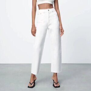 ZARA HIGH RISE STRAIGHT JEAN